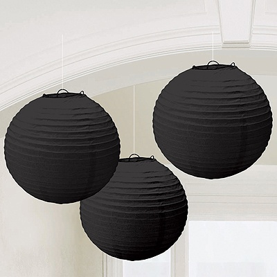 Paper Lanterns - Black
