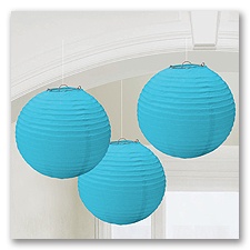 Paper Lanterns - Caribbean Blue