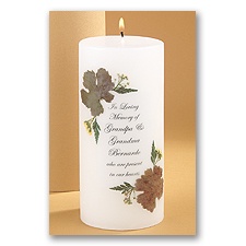 Autumn Memorial Candle
