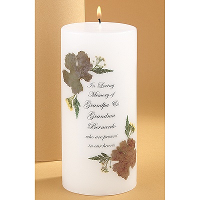 Autumn Memorial Candle