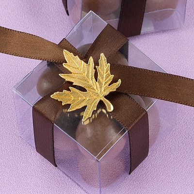 Gold Maple Leaf Charm