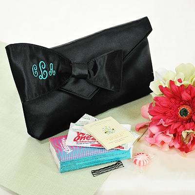 Bridesmaid Emergency Kit Satin Clutch