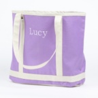 Personalized Tote Bag - Deep Lilac