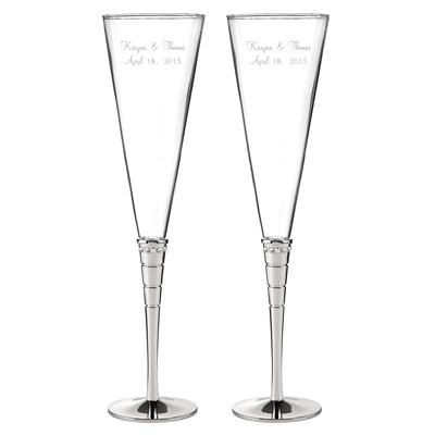 Majestic Toasting Flutes