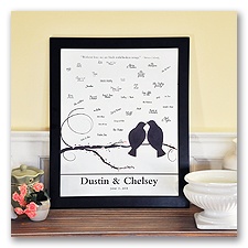 Lovebirds Signature Canvas