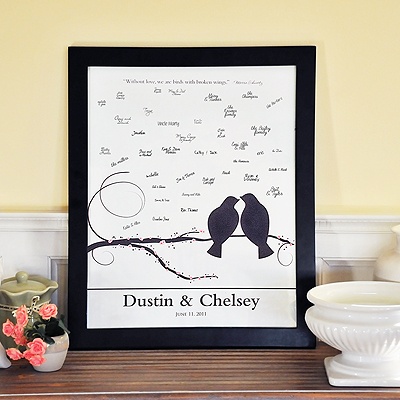 Lovebirds Signature Canvas