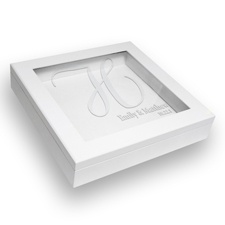 White Wedding Keepsake Box