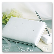 Sparkling Guest Book and Pen Set
