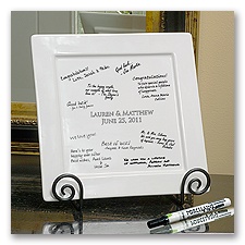 Signature Platter and Easel Set