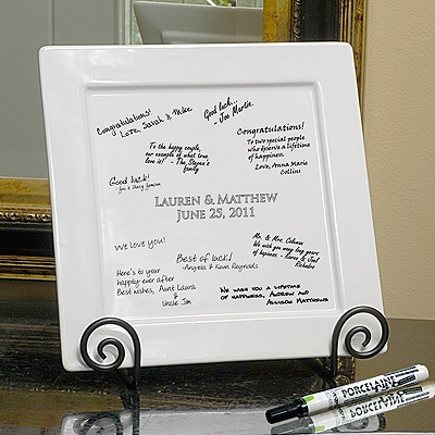 Signature Platter and Easel Set