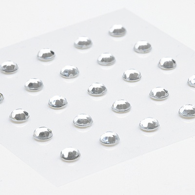 Clear Rhinestone Accents