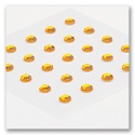 Amber Rhinestone Accents