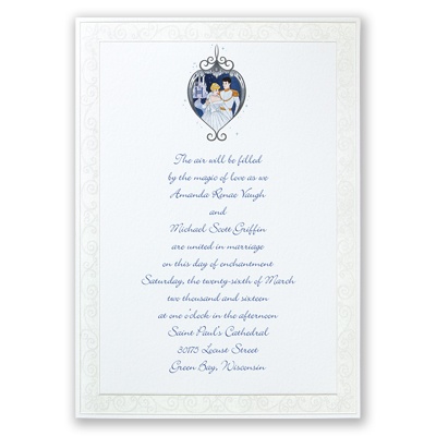 Cinderella Magical Moment - Invitation
