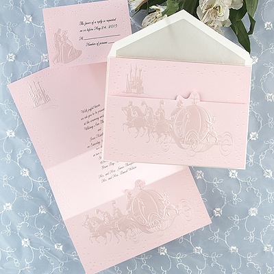 Dreams Come True In Pink - Invitation