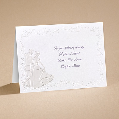 Cinderella Dreams Come True - Reception Card