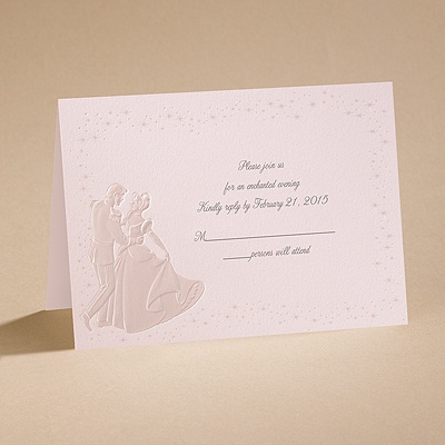 Dreams Come True In Pink - Response Card With Envelope