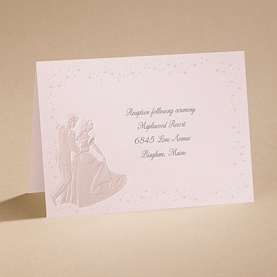 Dreams Come True In Pink - Reception Card