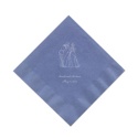 Cinderella - Periwinkle Beverage Napkins in Foil