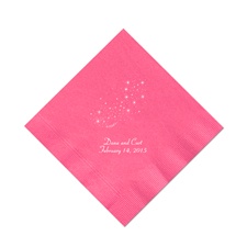 Cinderella - Fuchsia Beverage Napkins in Foil