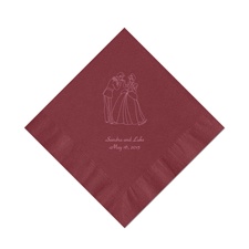 Cinderella - Wine Beverage Napkins in Foil