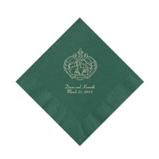 Cinderella - Hunter Beverage Napkins in Foil