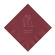 Cinderella - Wine Dinner Napkins in Foil