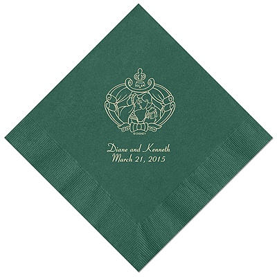 Cinderella - Hunter Dinner Napkins in Foil