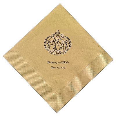 Cinderella - Gold Dinner Napkins in Foil