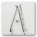 Rhinestone Initial Cake Topper