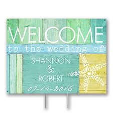 Beach Bliss Yard Sign - Medium