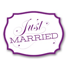Just Married Car Sign - Grapevine