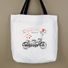 Tandem Bike Tote Bag