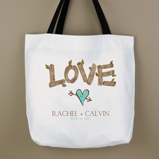 Rustic Love Tote Bag