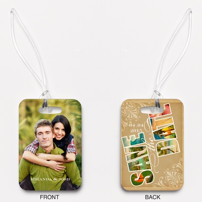 Souvenir - Tropical - Save the Date Photo Luggage Tag
