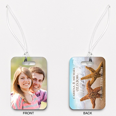Starfish - Couple's - Photo Luggage Tag