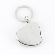 Silver Locket Key Chain