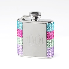 Bejeweled Mini Flask