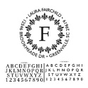 Personalized Self-Inking Address Stamp - Fleur de Lys Design