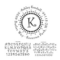 Personalized Self-Inking Address Stamp - Modern Dots Design