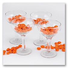 Mini Champagne Glass Favors