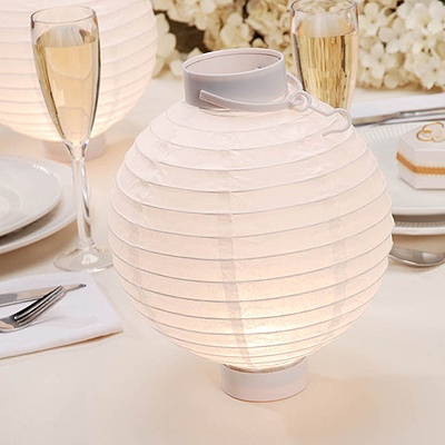 Lighted Paper Lanterns