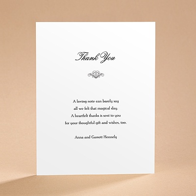 Bound to Be Together - Thank You Card with Verse and Envelope