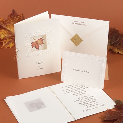 Autumn Splendor - Invitation