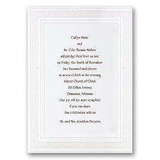 All That Shimmers - Pearl Invitation