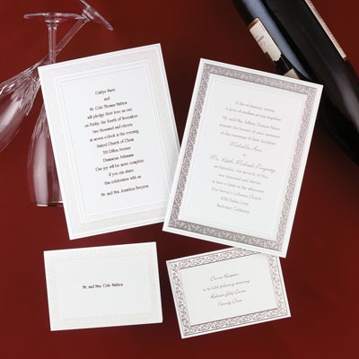 All That Shimmers - Silver Invitation