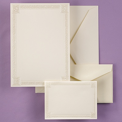 Love Knot - Ecru - DIY Invitation Kit