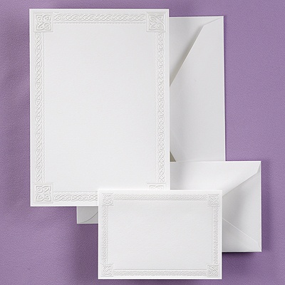 Love Knot - White - DIY Invitation Kit