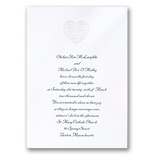 Heart Ties - Invitation