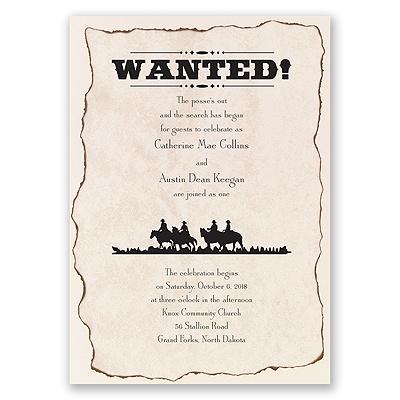Cheap Wedding Sets on Home    Wedding Invitations    Western Wedding Invitations    Wanted