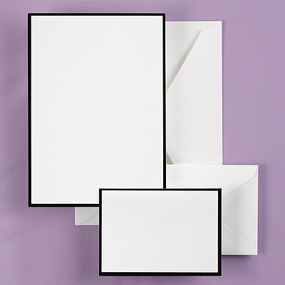 In Black and White - DIY Invitation Kit